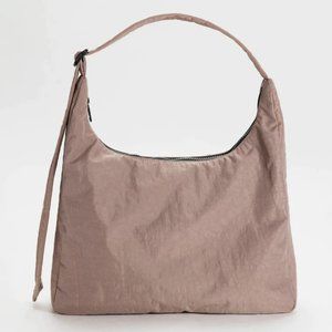 Baggu Taupe Nylon Shoulder Bag